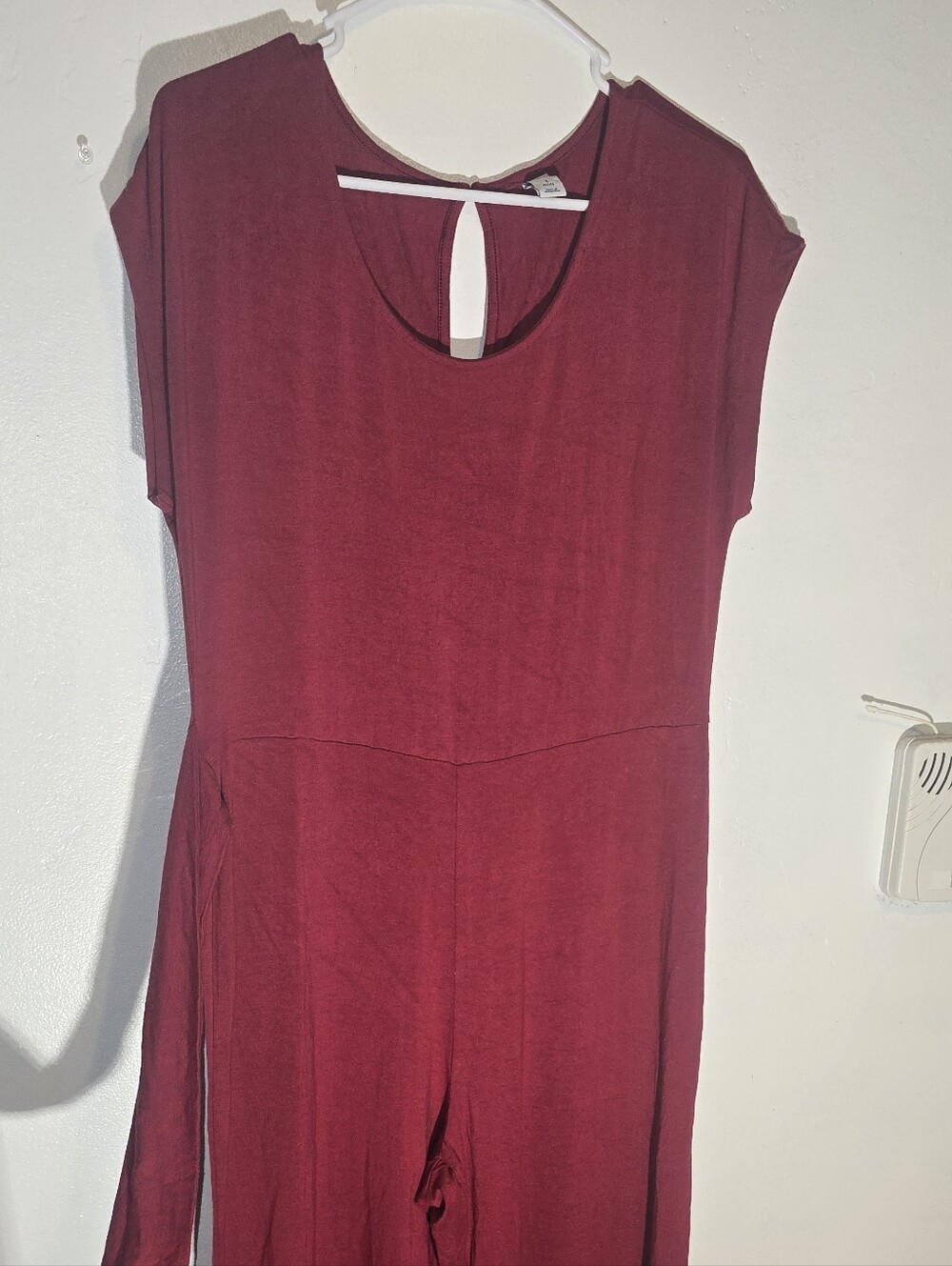 Old Navy Sleeveless Wide-Leg Jumpsuit in Wine